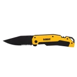 DEWALT DWHT10313 3.5 in. Stainless Steel Serrated Clip Point Folding Knife thumbnail 1