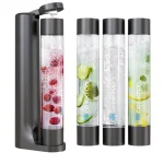 Drinkpod FIZZPod Black One-Touch Sparkling Soda Maker Machine with 3 PET Bottles thumbnail 1