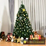Costway 7.5 ft. Unlit Douglas Fir Artificial Christmas Tree with 2254 Tips thumbnail 3