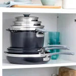 GreenPan Levels Essential 10-Piece Aluminum Ceramic Nonstick Cookware Set, Gray thumbnail 3
