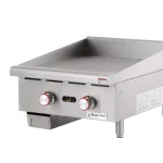 Magic Chef 24 in. Commercial Natural Gas Countertop Griddle, Stainless Steel thumbnail 4