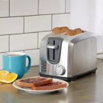 Black+Decker 2-Slice Stainless Steel Pop-Up Toaster with Browning Control thumbnail 6