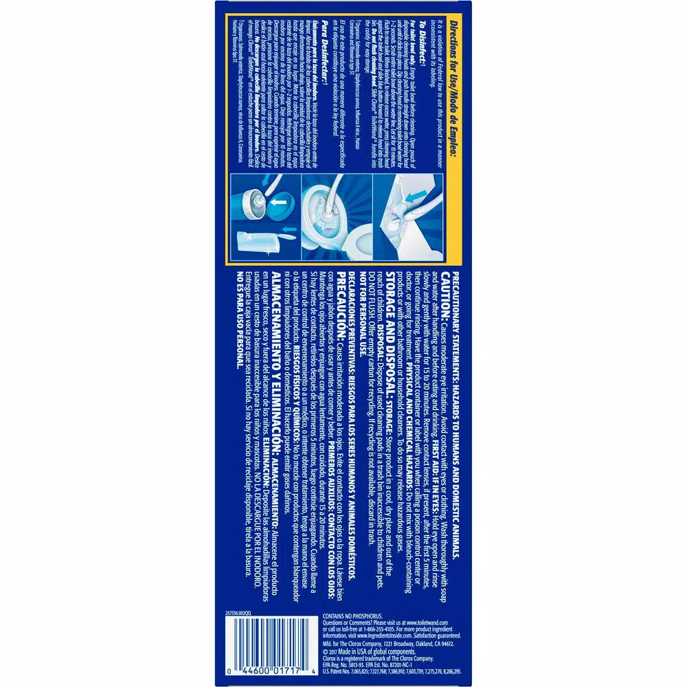 Clorox ToiletWand Disinfecting Disposable Toilet Cleaning Head Refills, 10-Count