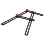 Husky 10 in. Multi-Angle Measuring Ruler, Aluminum Construction for Carpentry and Tiling thumbnail 1