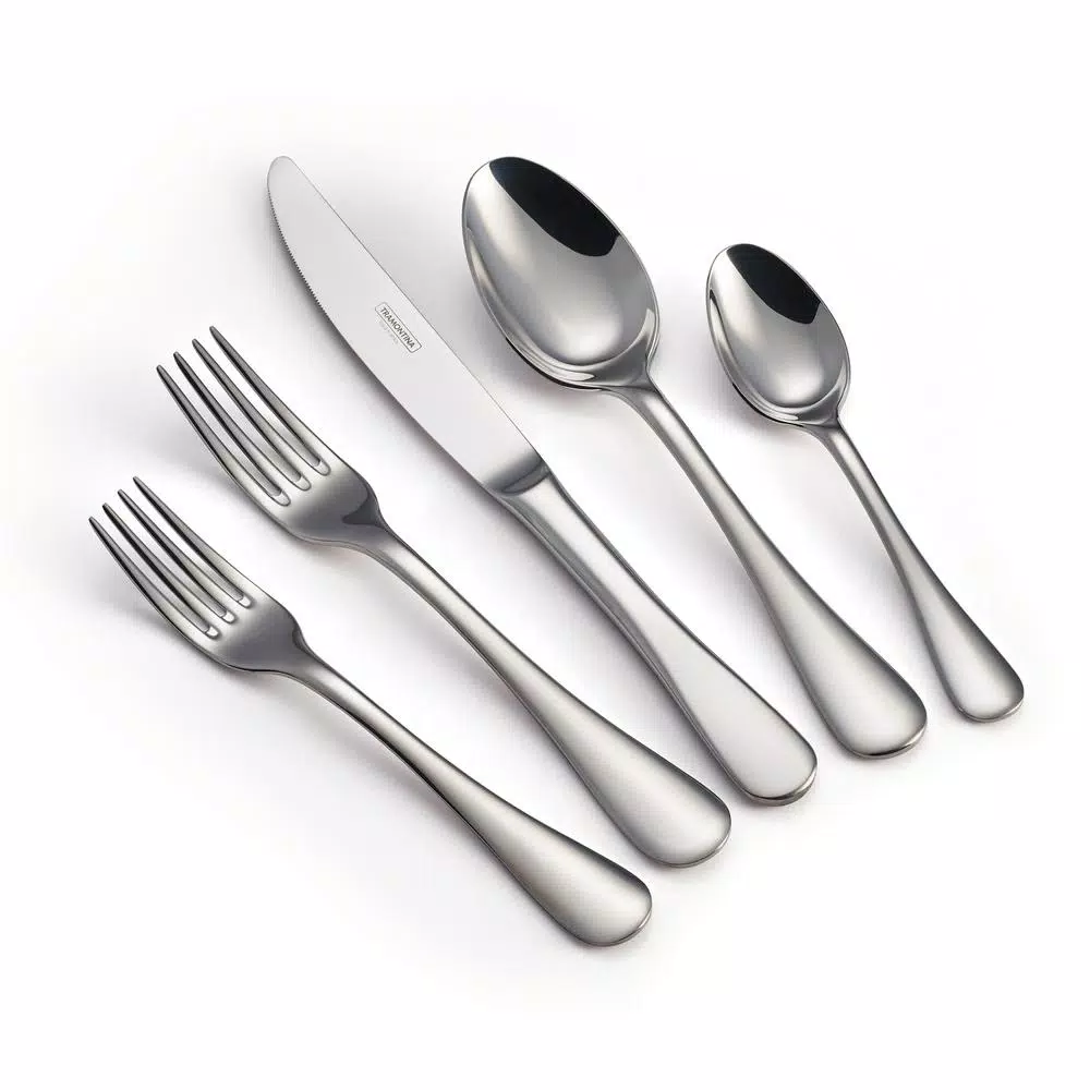 Tramontina Classic 45-Piece 18/10 Stainless Steel Flatware Set, Service for 8