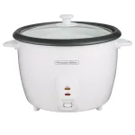 Proctor Silex 30-Cup White Rice Cooker with Steaming Basket and Keep Warm Function thumbnail 1