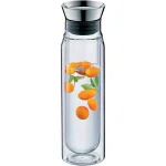 alfi .8 Qt. Double-Wall Borosilicate Glass Carafe with Stainless Steel Lid thumbnail 3
