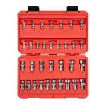 TEKTON 33-Piece 1/4 in. and 3/8 in. Drive Universal Joint Socket Set, 6-Point Hex thumbnail 1