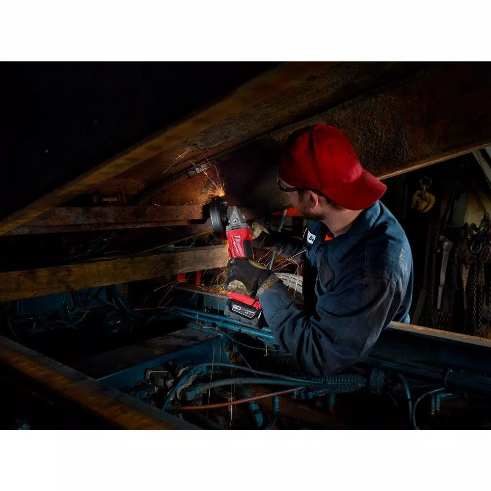Milwaukee M18 FUEL 4-1/2 in. to 5 in. Braking Cordless Angle Grinder (Tool-Only)