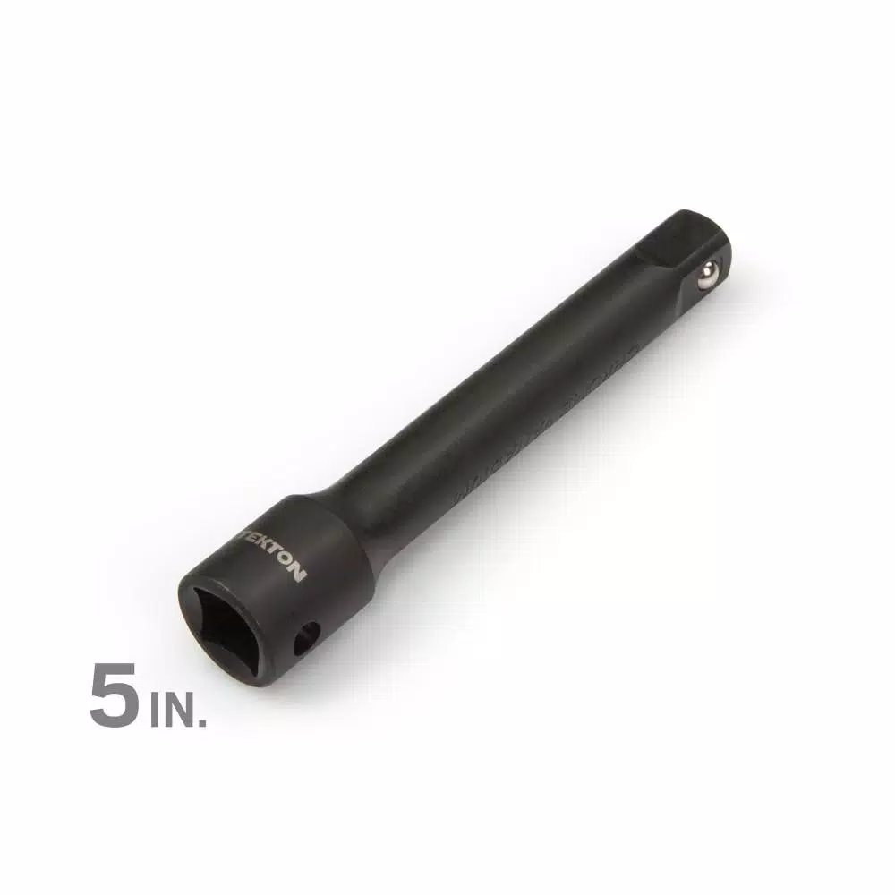 TEKTON 1/2 in. Drive 5 in. Impact Extension Bar with Black Oxide Finish