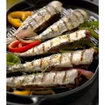 Chasseur 18 in. Oval Enameled Cast Iron Grill Pan, Black thumbnail 6