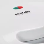 Better Chef Belgian Waffle Maker, 2-Slice Non-Stick Countertop Waffle Iron, White thumbnail 2