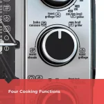BLACK+DECKER 6-Slice Convection Toaster Oven with Bake, Broil, and Toast Functions - Black thumbnail 2