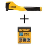 DEWALT Heavy-Duty Hammer Tacker with 5,000 Heavy-Duty 3/8 in. Staples thumbnail 1