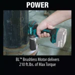 Makita 18V LXT Brushless 1/2 in. 3-Speed Impact Wrench (Tool Only) thumbnail 10
