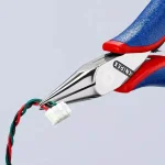 KNIPEX 4-1/2 in. Half Round Tip Precision Box Joint Pliers for Electronics thumbnail 2