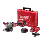 Milwaukee M18 FUEL 4-1/2"/5" Brushless Cordless Angle Grinder Kit with Two 5.0 Ah Batteries thumbnail 1