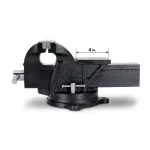 TEKTON 6 in. Swivel Bench Vise with Polished Anvil thumbnail 8