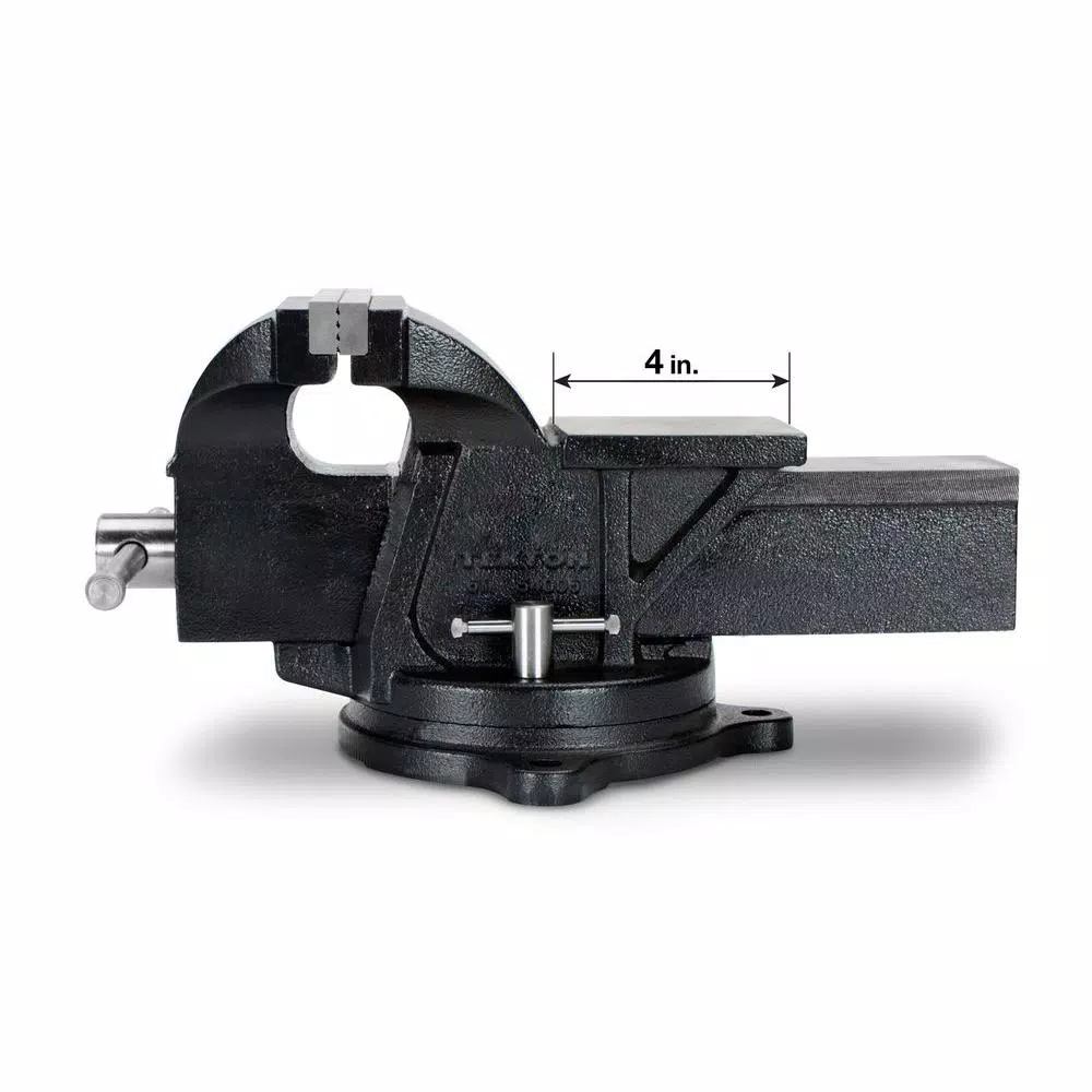TEKTON 6 in. Swivel Bench Vise with Polished Anvil