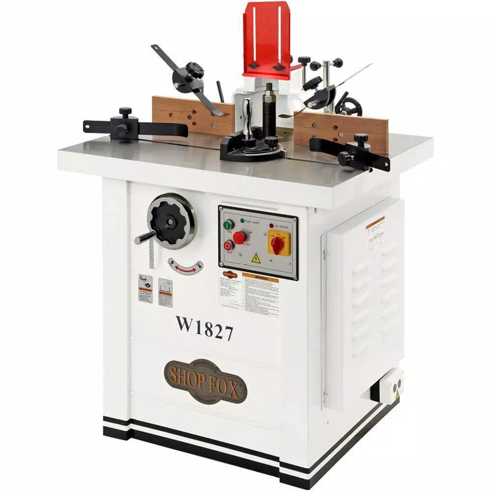Shop Fox 5 HP Spindle Shaper with Cast-Iron Table and 4 Spindle Speeds