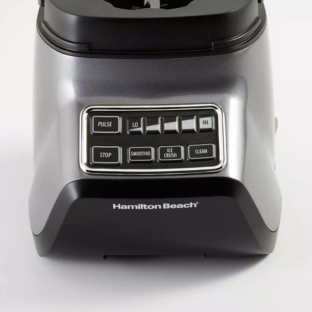 Hamilton Beach Sound Shield 950 Blender, 52 oz Glass Jar, 950W Peak Power, Grey