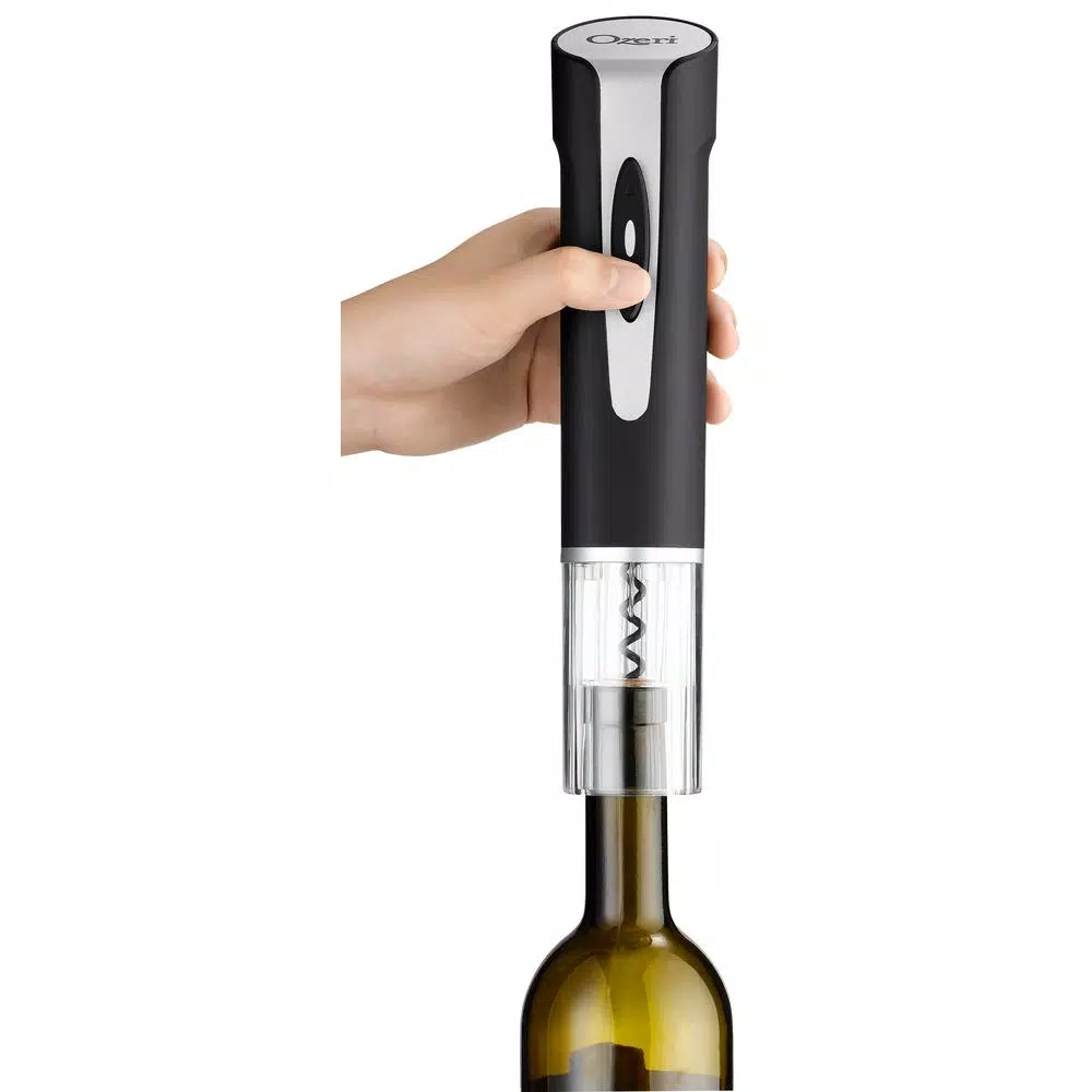 Ozeri Prestige II Cordless Electric Wine Bottle Opener with Foil Cutter and Lithium Battery