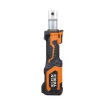 Klein Tools Battery-Operated Cable Cutter/Crimper Kit with 6 Jaws, 2 Batteries & Charger thumbnail 3