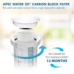 APEC Water Systems 20 in. x 2.5 in. High Capacity Extruded Carbon Pre-Filter thumbnail 4