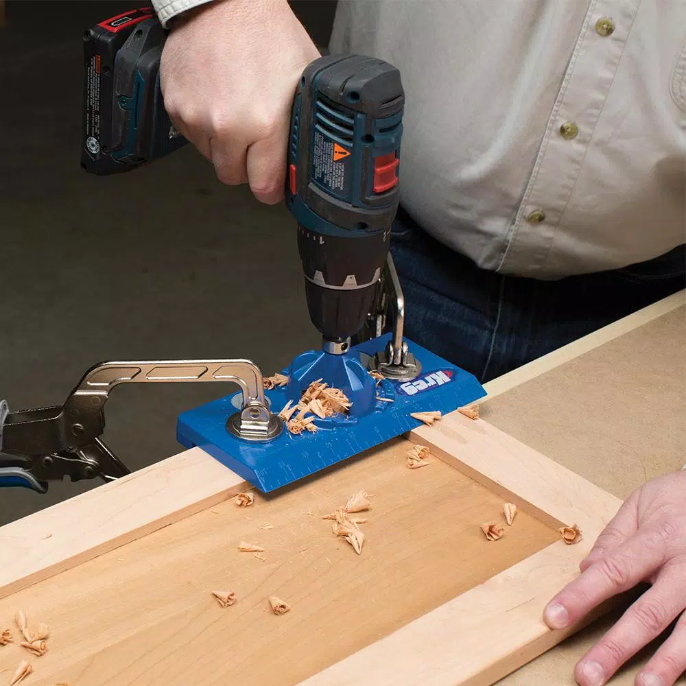 Kreg Concealed Hinge Jig for Cabinet Door Installation