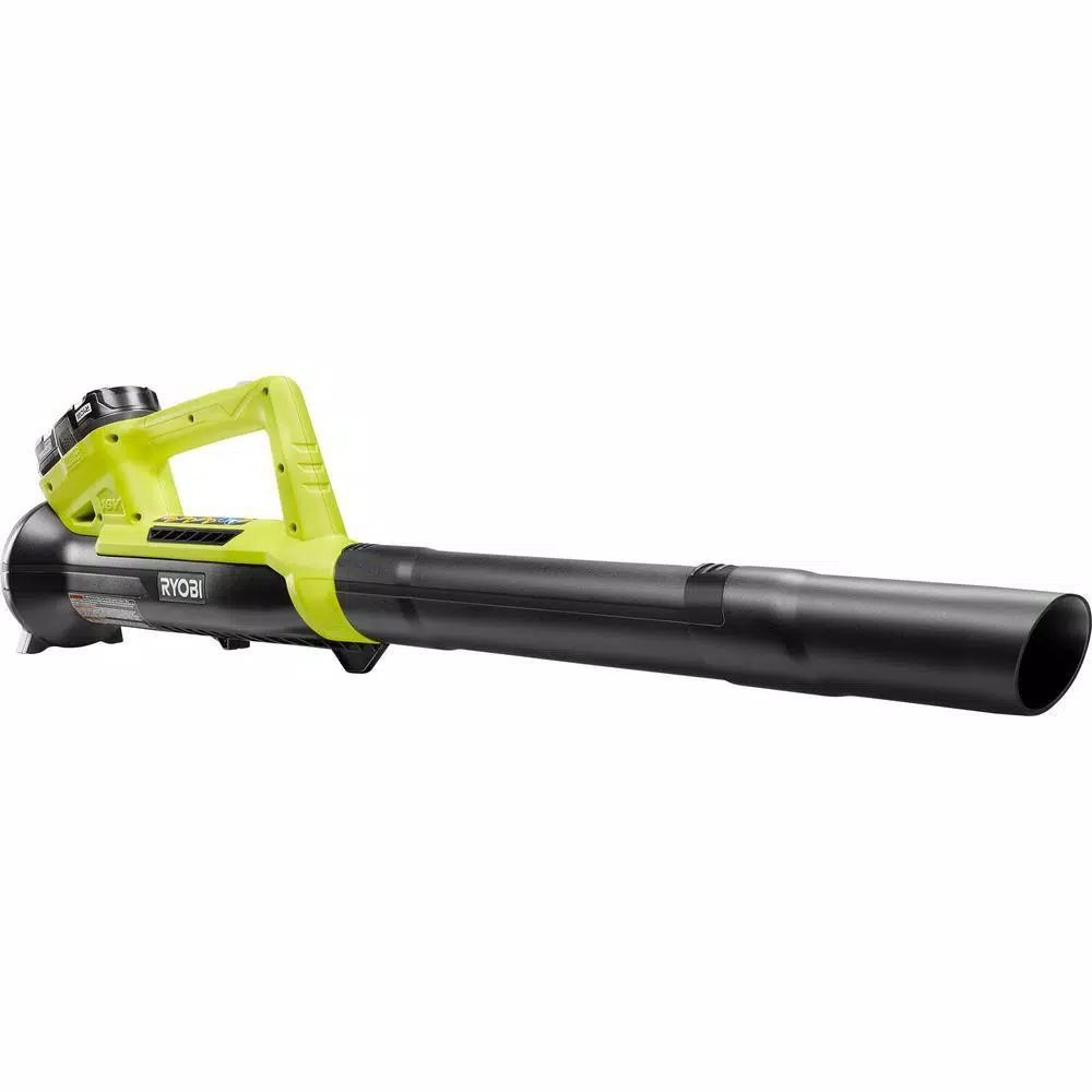 Ryobi ONE+ 18V Cordless Leaf Blower Kit, 200 CFM, 90 MPH, Includes 2.0 Ah Battery and Charger (Refurbished)
