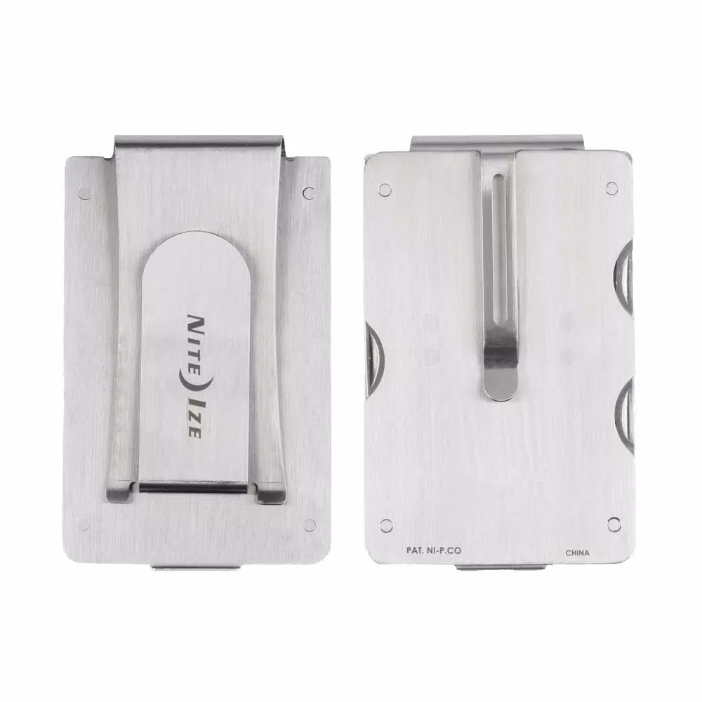 Nite Ize 6-in-1 Stainless Steel Financial Tool Money Clip and Wallet Multi-Tool