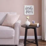 Danya B. Family is Forever Metal Wall Art - Farmhouse Decorative Quote Sign thumbnail 3