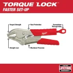 Milwaukee 7 in. TORQUE LOCK Straight Jaw Locking Pliers with Grip thumbnail 2