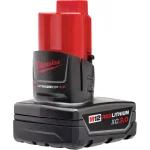 Milwaukee M12 12V Lithium-Ion Battery and Charger Starter Kit (3.0 Ah & 1.5 Ah) thumbnail 6