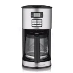 Hamilton Beach 12-Cup Programmable Drip Coffee Maker with Bold Brew Setting, Black and Stainless Steel thumbnail 3