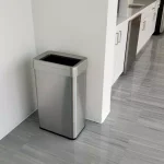 iTouchless 18 Gal. Stainless Steel Slim Open Top Commercial Trash Can with Dual Odor Filters thumbnail 4