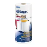 Kleenex 1-Ply Paper Towels, 70 Sheets Per Roll, White, Recycled Materials thumbnail 1