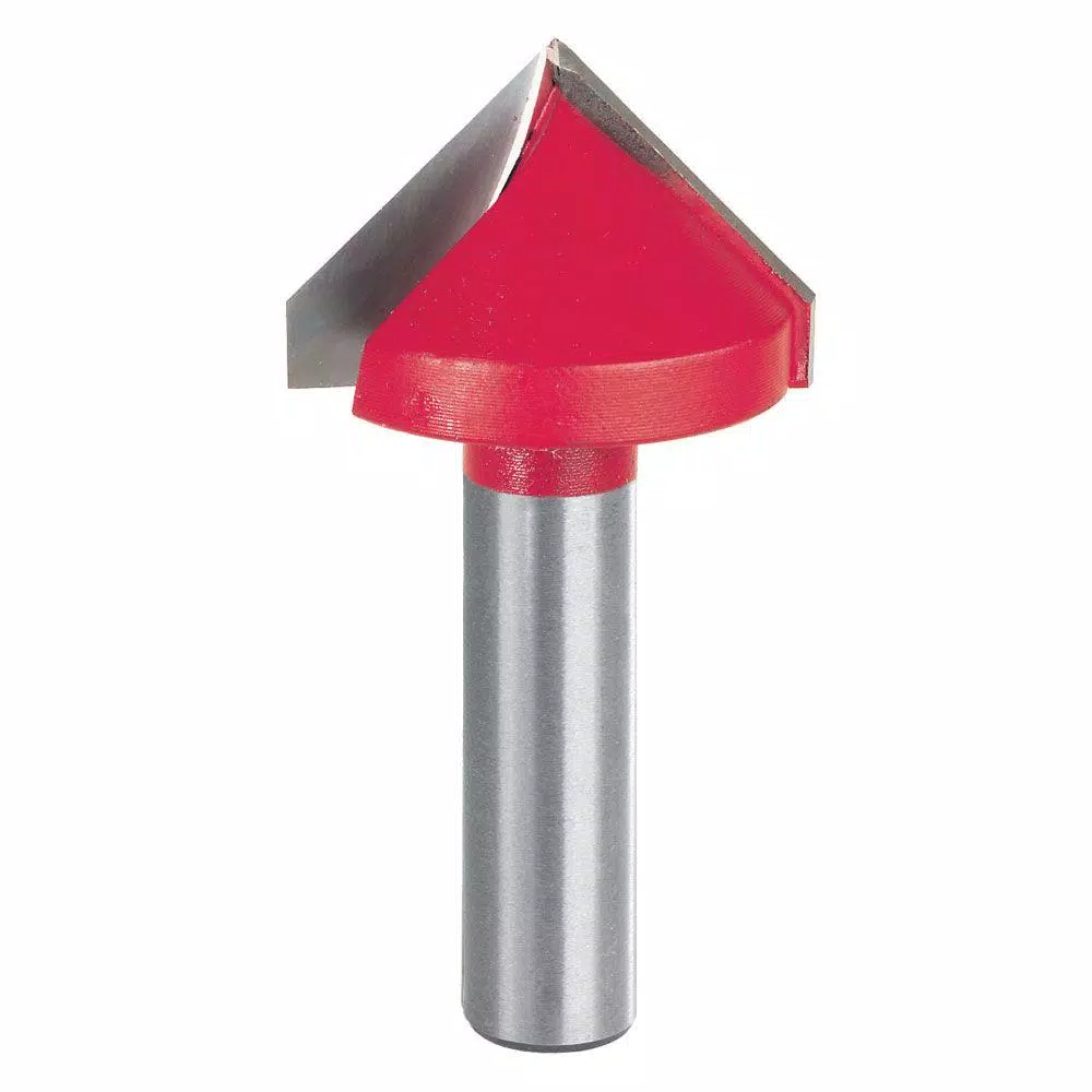 Diablo 1/2 in. Shank V-Grooving Router Bit, 1.5 in. Cut Diameter
