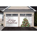 My Door Decor 7 ft. x 8 ft. Christmas Tree Garage Door Banner Mural thumbnail 2