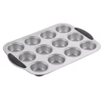 Cuisinart SMB-12MP 12-Cup Steel Muffin Pan with Silicone Easy-Grip Handles thumbnail 1