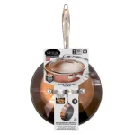 Gotham Steel 10 in. Hammered Copper Aluminum Non-Stick Fry Pan with Glass Lid thumbnail 2