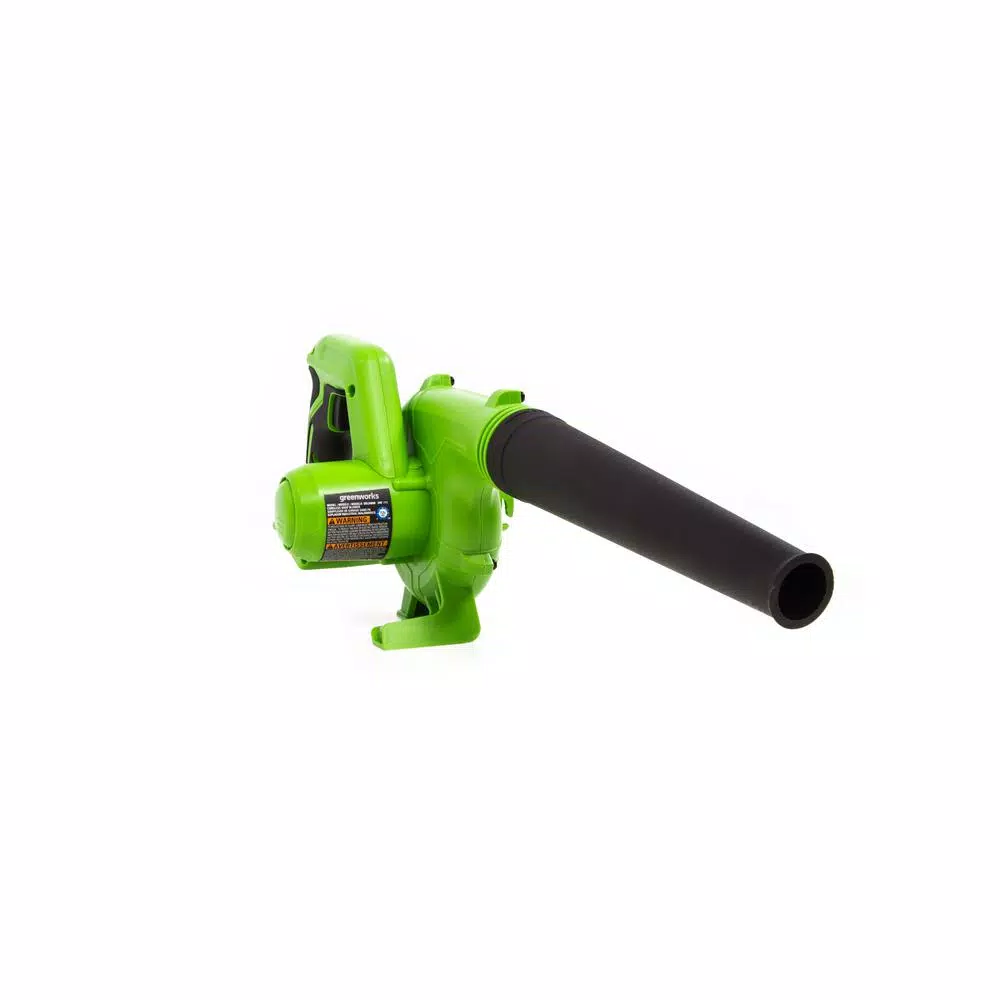 Greenworks 24V Cordless Handheld Blower and Vacuum, 90 MPH, 180 CFM, Tool Only