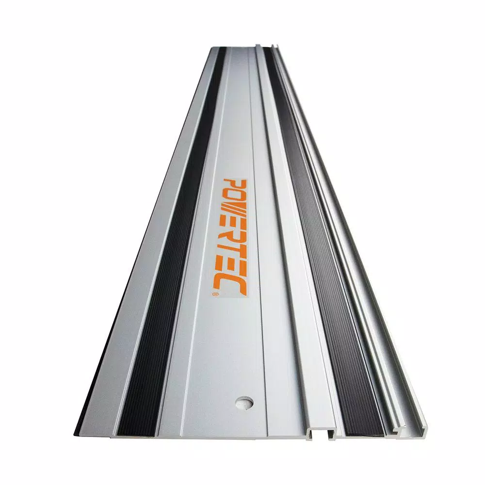 POWERTEC 55 in. Track Saw Guide Rail and Connector Kit for Makita or Festool (2-Pack)