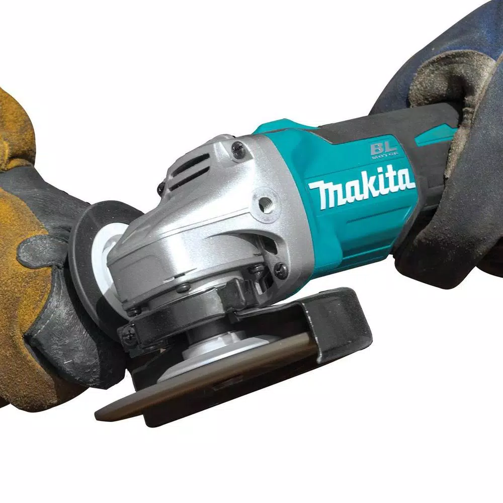 Makita 18V LXT Brushless Angle Grinder, SDS-Plus Rotary Hammer & 2 Gal. Vacuum Starter Kit
