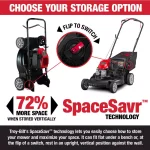 Troy-Bilt TB170 XP 21 in. Gas Push Mower with SpaceSavr Vertical Storage and TriAction Cutting System thumbnail 10