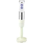 Ovente 6-Speed Hand Blender Potato Masher Attachment, White thumbnail 3