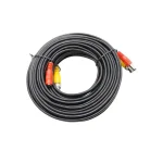 SPT 25 ft. Premade Premium Siamese Power and Video Cable, RG59 Coaxial, BNC Male to BNC Male (4-Pack) thumbnail 1