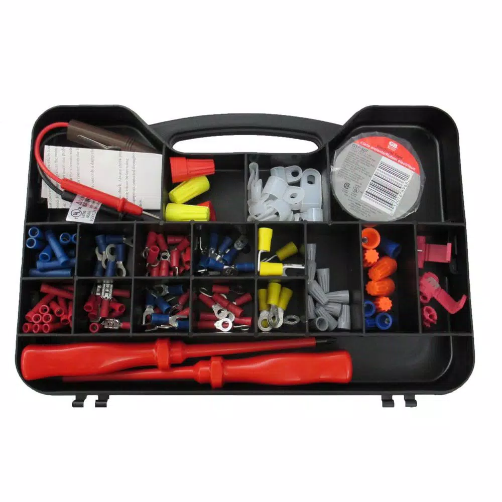 Gardner Bender 399-Piece DIY Electrical Tool Kit with Connectors and Testers