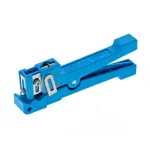 Ideal Adjustable Coax/Fiber Ringer Stripper Tool, 1/8 in. to 7/32 in., Blue thumbnail 1