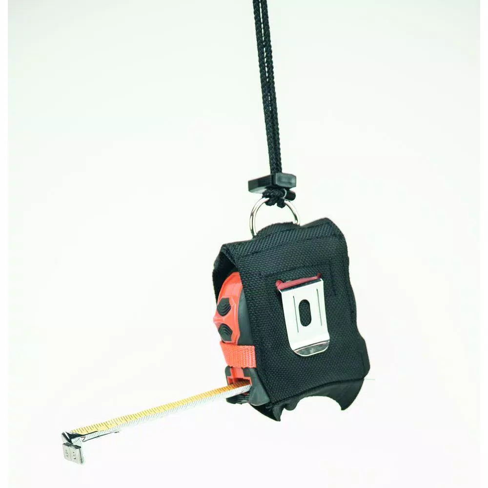 Klein Tools Tape Measure Holder with Tether Ring and Elastic Bottom Pouch